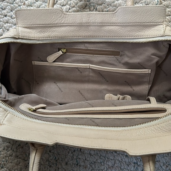 Brahmin Cream Satchel - Picture 5 of 11